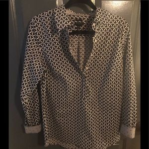 NWOT Talbots spades blouse